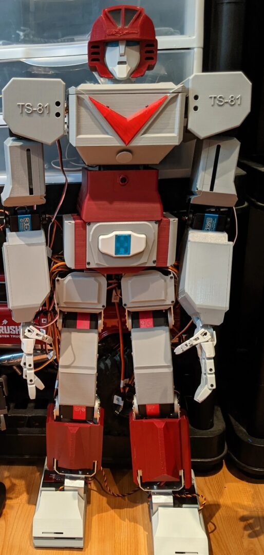 Humanoid robot work in progress