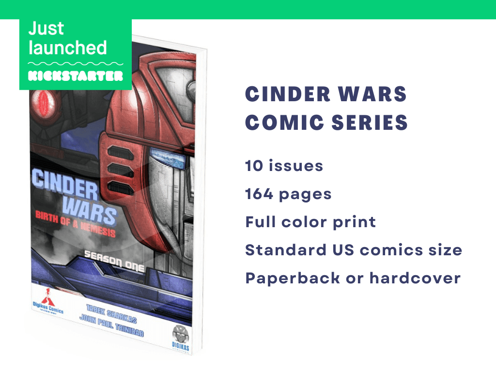 Cinder Wars Comic Series Kickstarter campiagn